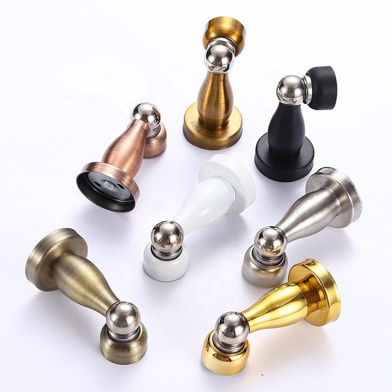 Stainless Steel Modern Anti-Collision Door Stopper Easy Installation Wall Mount for Hotel Use 1 Year Warranty Total Project