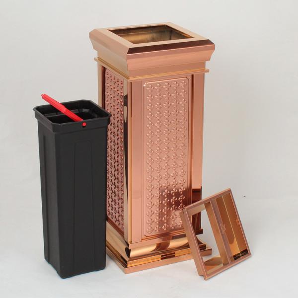 Customized Hotel Lobby Trash Cans Hotel Garbage Cans Foot Pedal