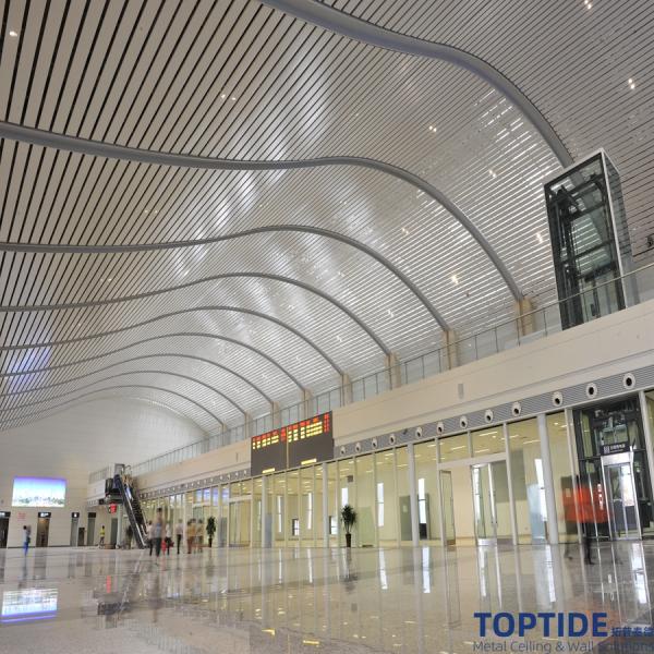 False Decorative Indoor Or Outdoor Aluminum Linear Ceiling