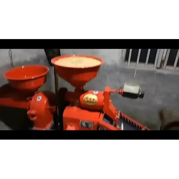 300KG/H Grain Processing Machine Pulverizer Food Grinder Vibrational Screen Complete Set