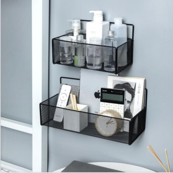 Anti Rust 4 Tier Wire Basket , 5kg Bearing Wall Mounted Wire Basket