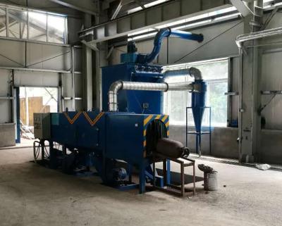 8 Turbines LPG Cylinder Shot Blasting Machine Steel Oxygen Tank Inner Wall Sand Blasting Machine