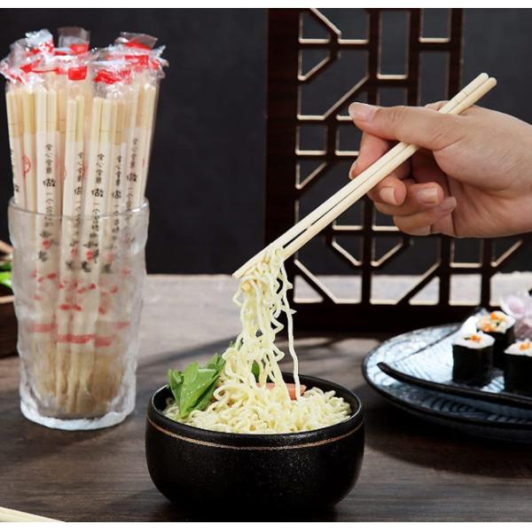 Индивидуально упакованные палочки утварей кухни 50 пар устранимые бамбуковые