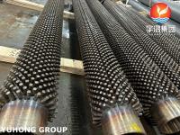 ASTM A106 Gr.B tubo de aleta con tacho de acero al carbono utilizado en bobina radiante y aceite refinado