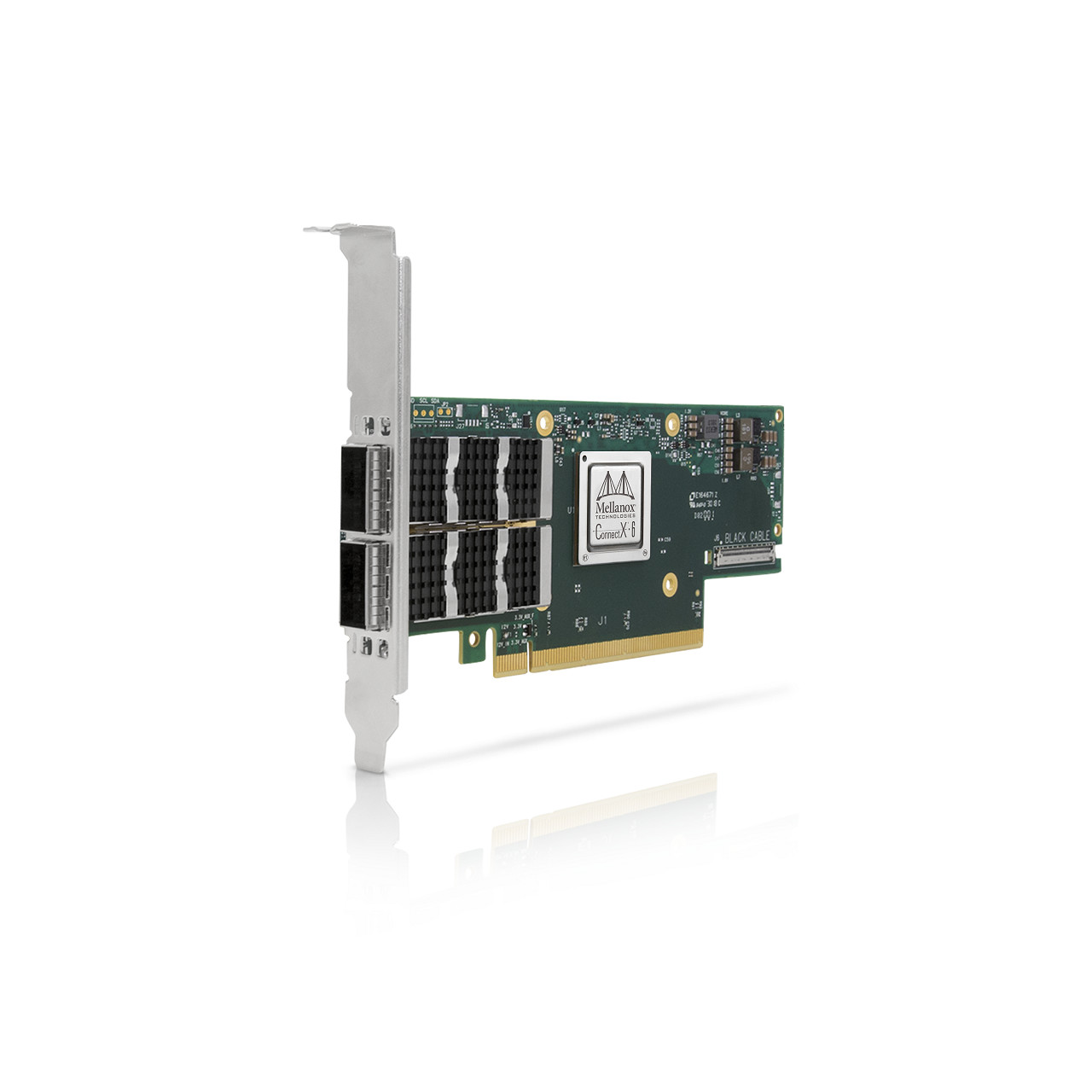 NVIDIA MCX653106A ECAT SP ConnectX-6 VPI Карта адаптера HDR100/EDR/100GbE