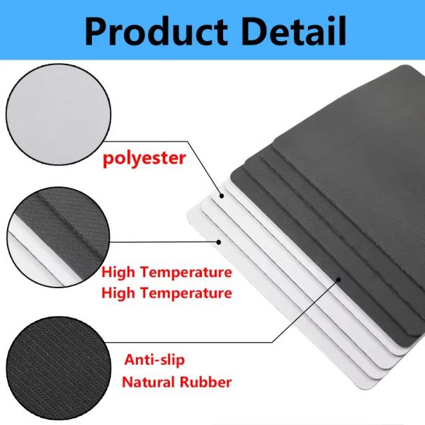 Custom Sublimation Textile Blanks Heart Shape Sublimation Mouse Pads Wholesale
