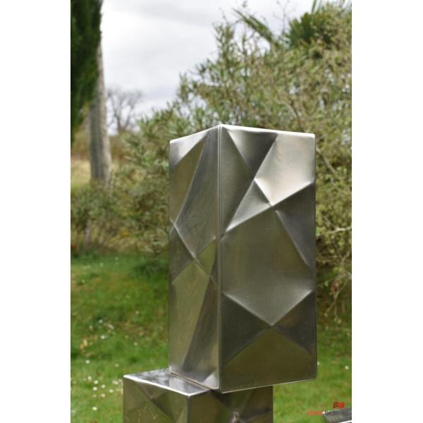 Artistic Installation Large Outdoor Abstract Stainless Steel Sculpture for Home Decor