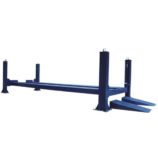 Elevador de quatro postes de 10 toneladas com elevador hidráulico de quatro cilindros e tempo de subida rápido