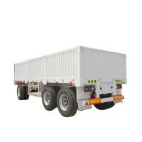 CIMC 40FT 2 essieux 7.5T tare poids 12.4*2.48m charge utile 40T marque JOST deux vitesses manuelle de fonctionnement du train d'atterrissage clôture semi-remorque