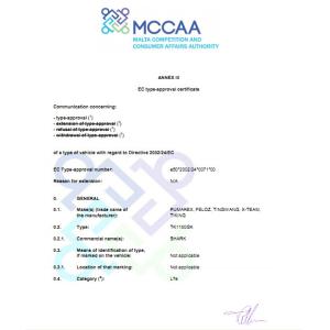 WUXI CITY CIMO INTERNATIONAL TRADE CO.,LTD Certifications