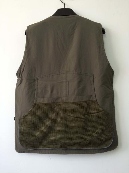 Hunting vest, taslan fabric, water proof function, S-3XL, olive, green color