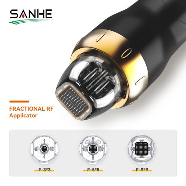 Máquina de levantamento do Rf vácuo fracionário do rejuvenescimento da pele do Rf da agulha da radiofrequência do ouro do Rf Microneedle do vácuo do micro