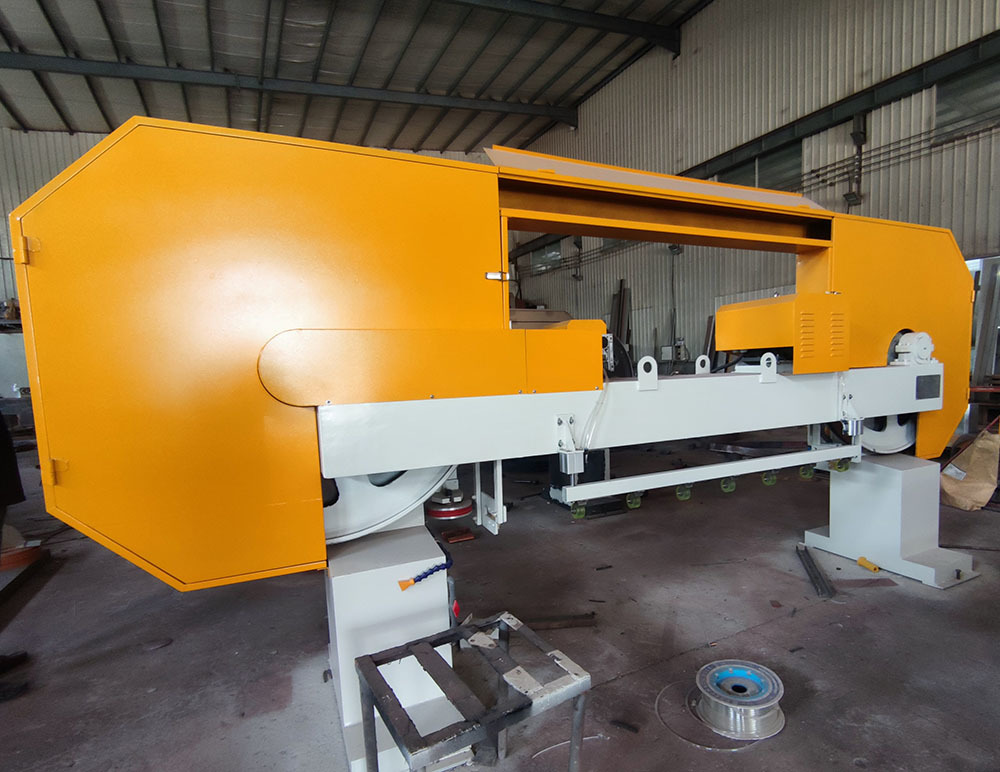 XIANDA 1200 Stone Splitting Machine, Stone Band‑Saw & Diamond Wire Saw for Marble Granite Thin Block Cutting, Tombstone Blank Processing