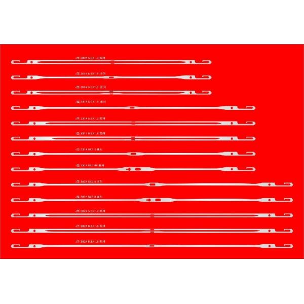 Water Jet Loom Parts 0.6mm 280 O Heald Wire