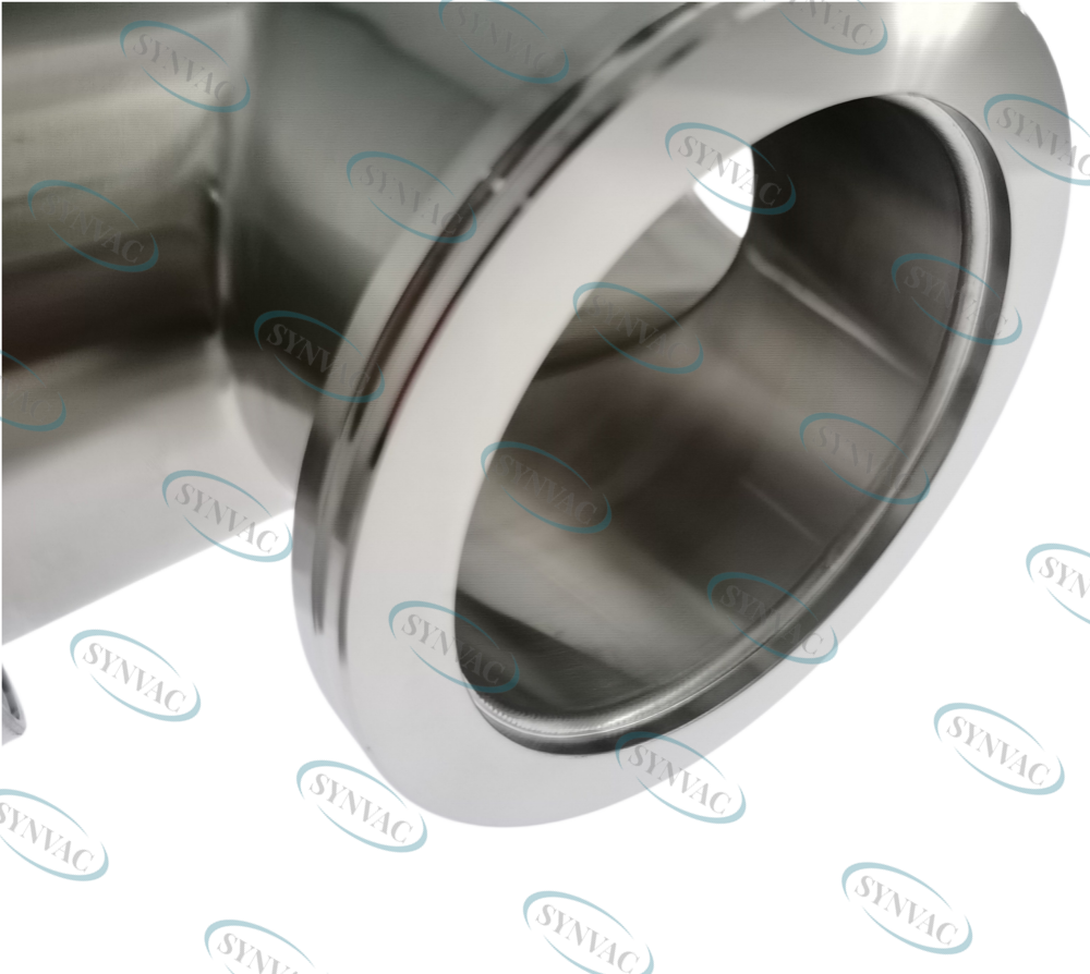 SUS304 SUS316L ISO Tees Vacuum Fittings For Vacuum System