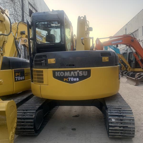 Япония KOMATSU Pc78us 7 тонны мини-экскаватор в Шанхае 0-2000 рабочие часы
