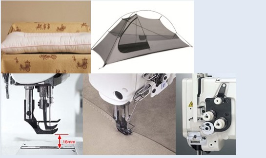 Single Needle Walking Foot Heavy Duty Sewing Machine with Vertical-Axis Large Hook FX1508