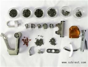 Micro MIM Electronics Injection Molding Tumbled Coating PVD Finish