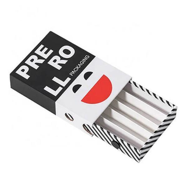 Child Resistant Cone Custom Cigarette Boxes Drawer Tube With Matches