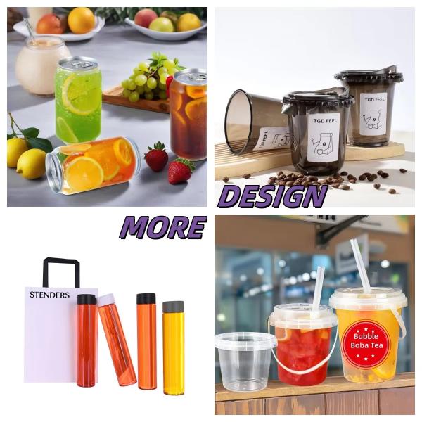 Customize Logo Disposable Biodegradable Coffee Paper Cup Double Ripple Wall Paper Cup for Hot Drinks With Lid and Sleeve
