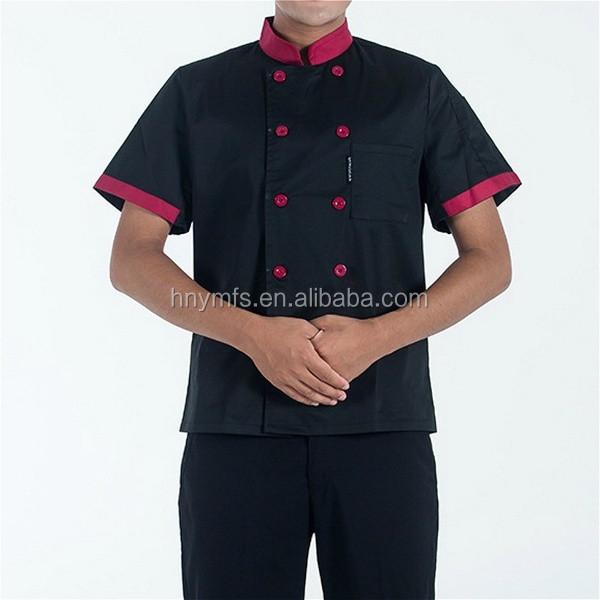 Amazon Hot Sale Catering Uniforms White Long Sleeve Chef Jacket Chef's Clothing
