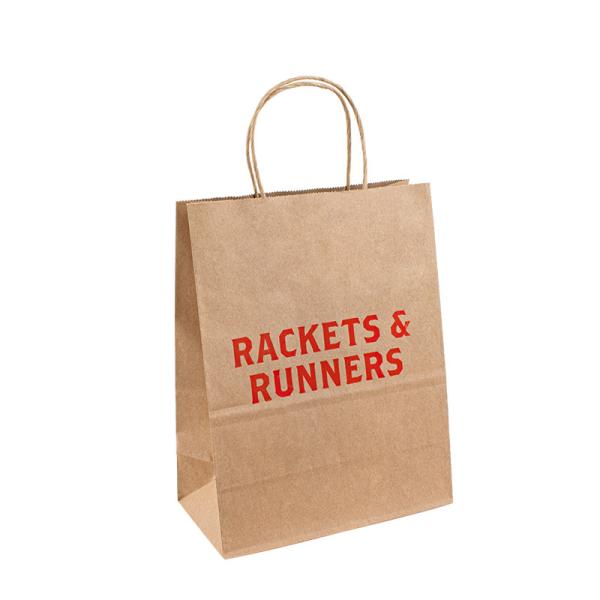 Custom Logo Printed Luxury Euro Tote Paper Gift Bag Boutique Packaging Shopping Bag