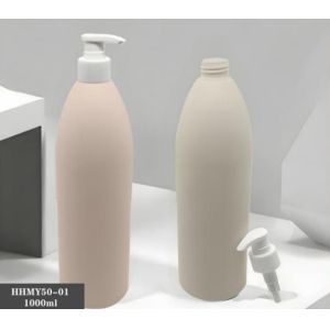 Customized Plastic Luxury Shampoo Bottles 1000ml PE Bottle