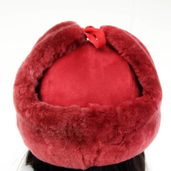 Sheepskin Kids Trapper Hat , Winter Baby Fur Hat Plush Style ODM Designs
