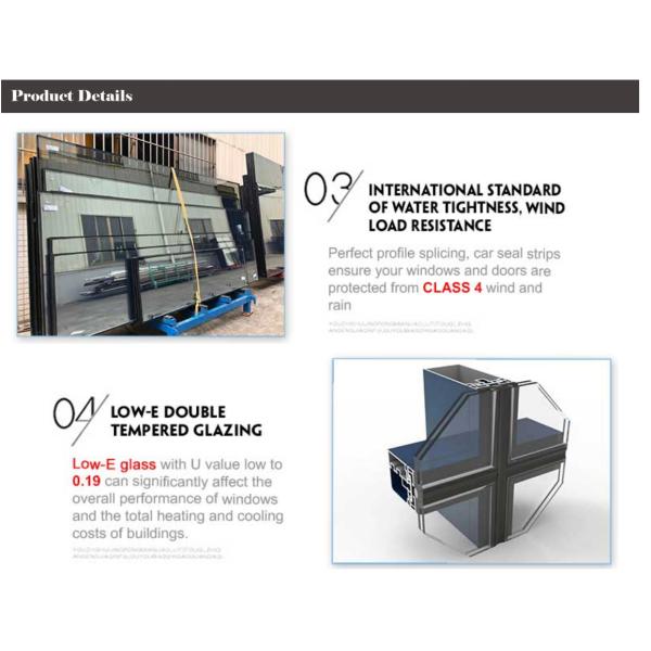 Unitized Glass Curtain Walls System Waterproof Exterior Aluminium Frame Structural Design