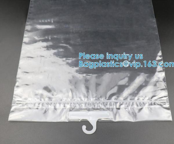biodegradable Clothes Underwear PVC Packaging Bag With Hook Display Bikini Swimwear Bag, Environmental