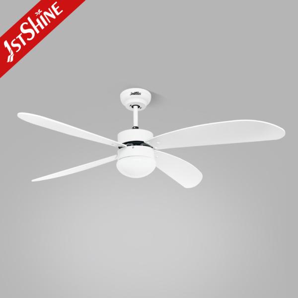 fan de plafond de la lame LED du contreplaqué 230V avec 6 vitesses à télécommande
