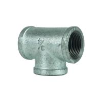 Rosqueado reduzindo o T galvanizou os encaixes de tubulação de aço inoxidável do T maleável do aço moldado