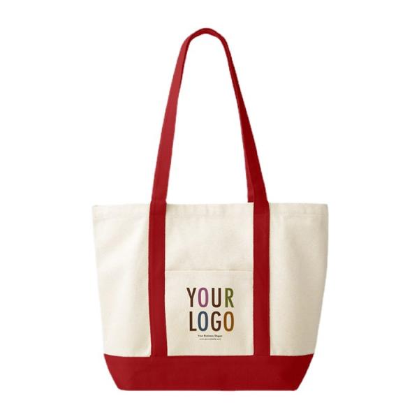 Organic Reusable Foldable Custom Design Print Cotton Canvas Tote Bag for Shopping