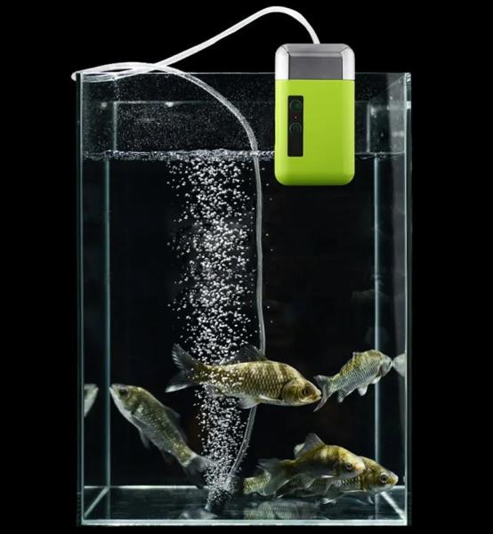 Fishing Portable Aquarium Oxygen Air Pump Breeding Illumination