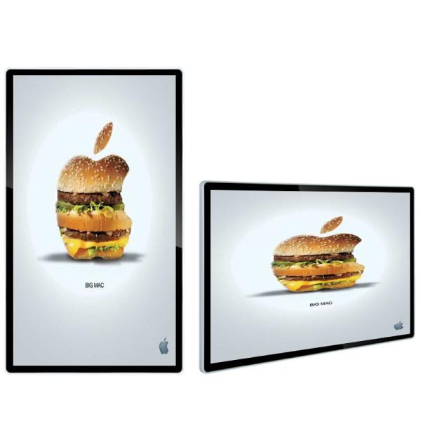 23.8 Advertising Display Digital Signage For Retail Stores Elevator Lcd Full HD