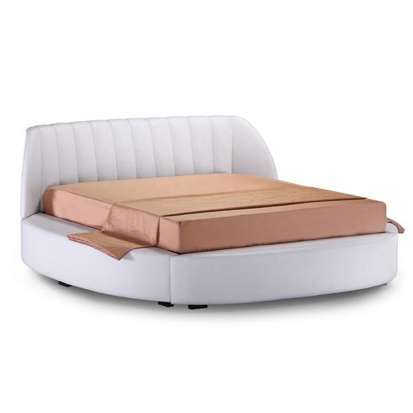 Bedroom Round Ottoman Storage Bed Multifunctional Comfortable