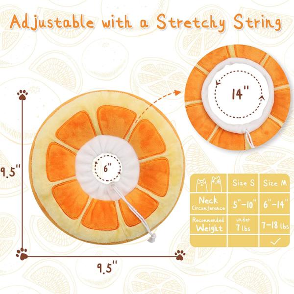 Cat Cone Recovery Collar After Surgery Soft Cat Recovery Collar With PP Cotton Filling