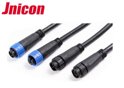 Conector de cabo impermeável do Pin do Pin 3 de Jnicon 2, conectores de cabo IP67 bonde exteriores