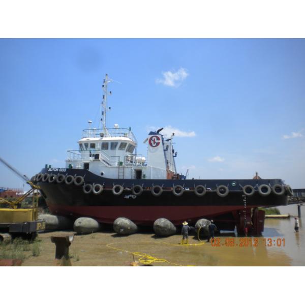 Dia 1.5m High BearingMarine Airbag For Ship Launching Rubber Salvage Airbags