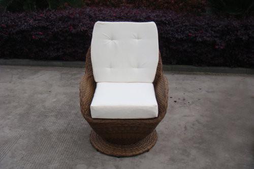 Contemporary Comfortable Sofa Chair , Rattan Wicker Furniture Set