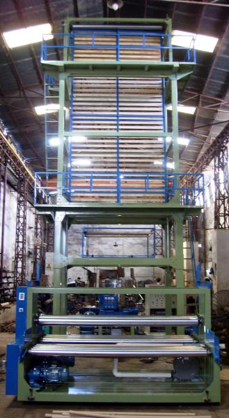 Three Layer Big Blow Film Machine, 4m Greenhouse Film Machine 500 Kg/H