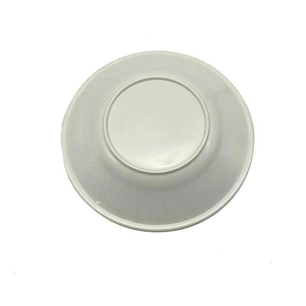 Supermarket 8 Round Melamine Deep Plate Non Toxic With Ripple