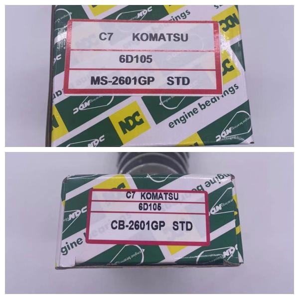 MS-2601GP CB-2601GP STD Main Bearing Connecting Rod Bearing For Komatsu 6D105 Engine Excavator