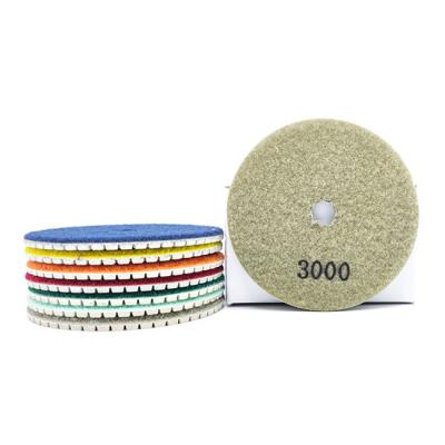 125mm Diamond Polishing Pads seco molhado