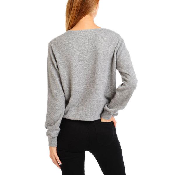 Soft Knit Cashmere Sweater Women'S Pullover Sweater For Autumn / Winter