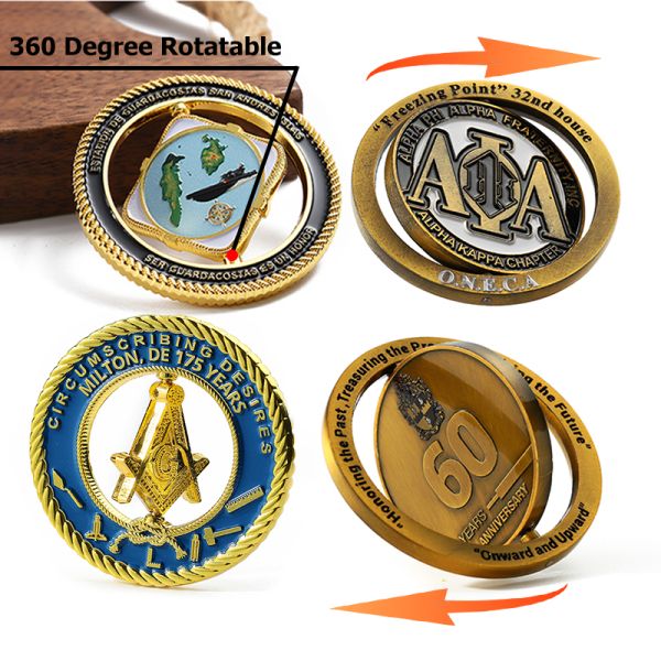 Custom Coins Metal Zinc Alloy Table Sports Challenge Coins Enamel Silver 3D Double Side Snooker Billiards Coins Collections