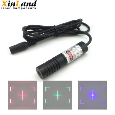 O módulo três do diodo láser do RGB do retângulo 15.8° colore o módulo opcional do laser
