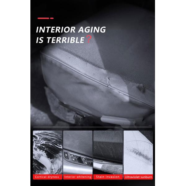 UV Blocking Polymer Silicone Car Interior Cleaner And Protectant Ceramic Shine