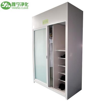 Powder Coating Steel Laminar Air Flow Garment Storage Cabinet Cleanroom Wardrobe
