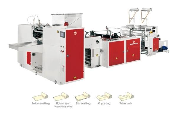 Saco plástico dos desperdícios que faz a máquina CW-1000PR+C2+ST 80mtr/Min